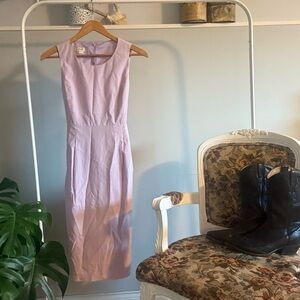 Vintage Lilac Cocktail Dress S